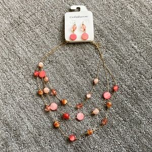 Croft & Barrow necklace and earring set